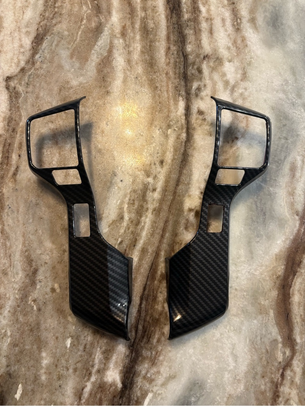 Carbon Fiber Steering Wheel Overlay For 4Runner (2010-2024)